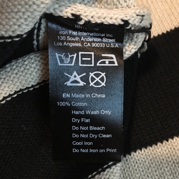 💥LAST ONE!💥IRON FIST distressed skull sweater - Picture 6 of 7